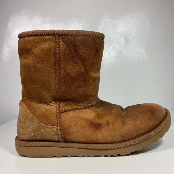 Ugg Youth Boots Classic II 1017703K Chesnut Sz 6 - Picture 8 of 16